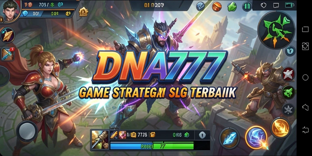 Tampilan seru dari gameplay SLG di DNA777