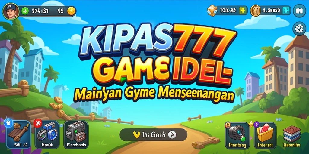 Tampilan gameplay KIPAS777 yang penuh warna dan menarik.