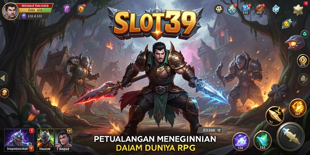 Screenshot gameplay menampilkan pertarungan epik dalam SLOT39.